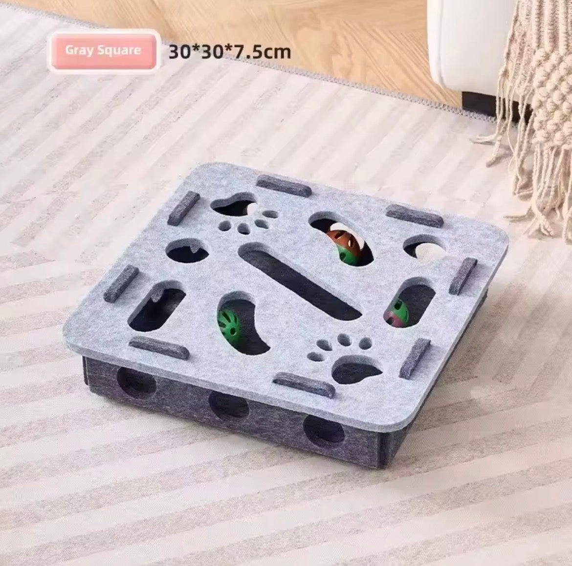Interactive Cat Puzzle Toy Box
