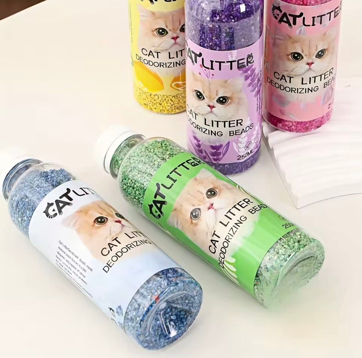 Premium Odor-Neutralizing Litter Deodorizing Beads