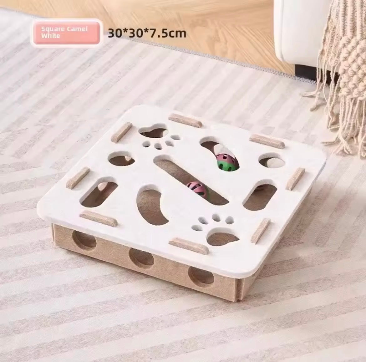 Interactive Cat Puzzle Toy Box