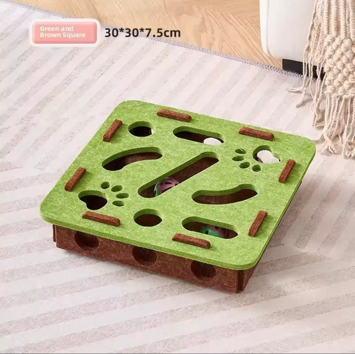 Interactive Cat Puzzle Toy Box