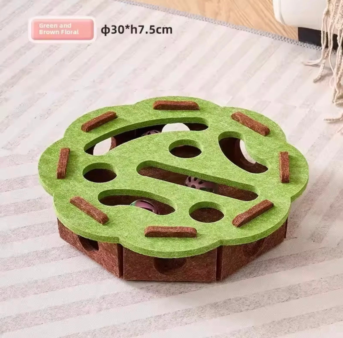 Interactive Cat Puzzle Toy Box