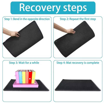 Double Layer Waterproof Cat Litter Mat