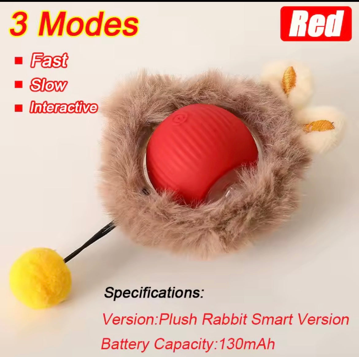 Automatic Rolling Ball with Faux Tail